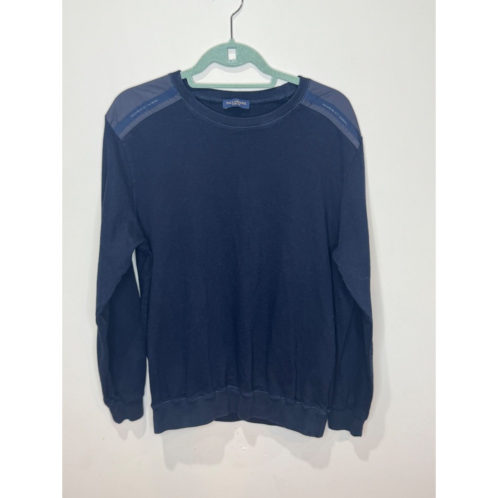 Paul & Shark Yachting Men's Pullover Sweater Jumper Crew Blue Size Sz L Cotton